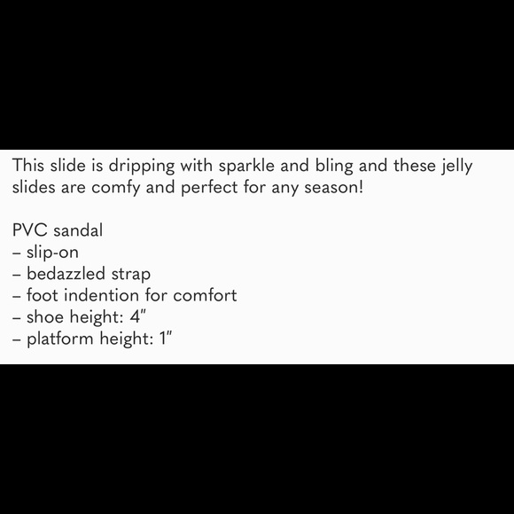 Silver Glitter Slides - Picture 4 of 4